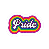 Pride Rainbow Kiss-Cut Stickers - Celebrate LGBTQ+ Pride